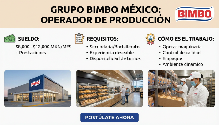 Empleos en Grupo Bimbo
