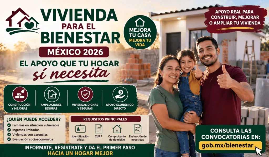 Vivienda para el bienestar